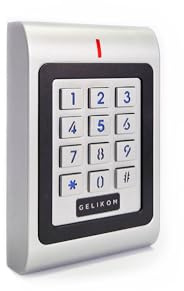 Gelikom SK1 RFID und PIN Codeschloss 2 Relais Wasserdicht Türöffner Transponder Passwort + Netzteil