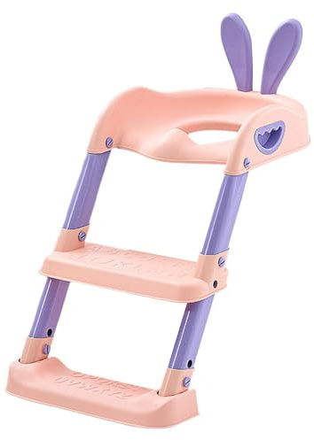 Kindertoilettensitz, Kleinkindsitz für Toilette 2 in 1 faltbarer Töpfchen | Töpfchen mit Handle und Anti-Rutsch-Pad, Badezimmerzubehör für Kleinkindjungen Mädch