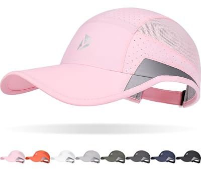 YANIKY Laufcap für Herren & Damen,schnell trocknende leichte Baseball Cap,UPF 50 + atmungsaktive Baseballkappe | Reflektivem Sportkappe für Outdoor Golf, Wandern