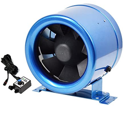 RWSXY Ventilatore di Ventilazione da 4/6 Pollici, Ventilatore di Scarico, Ventilatore di Scarico in Metallo a Basso Rumore, Ventilatore di Scarico a velocità Regolabile, Ventilatore di Scarico per