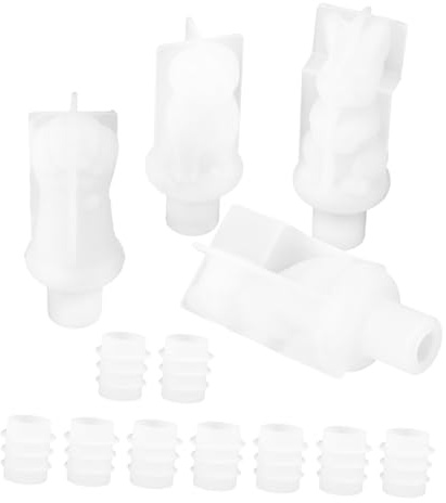 Uonlytech Moule Silicone pour Bouchons De Bouteilles Moule Décoratif DIY pour Bouchons De Vin