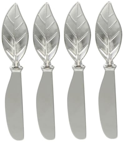 WEKADRIN 4 pièces Lot de Couteaux à Beurre Alliage Épandeurs Style Européen Parfaits pour Condiments Apéritifs et de Mariage