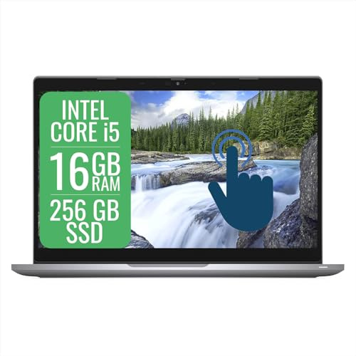 DELL Latitude 5320 Laptop Business, Notebook FHD Touchscreen da 13.3 pollici, Intel i5-1145G7, RAM 16 GB, SSD 256 GB, Windows 11 Pro + Libre Office (Ricondizionato)