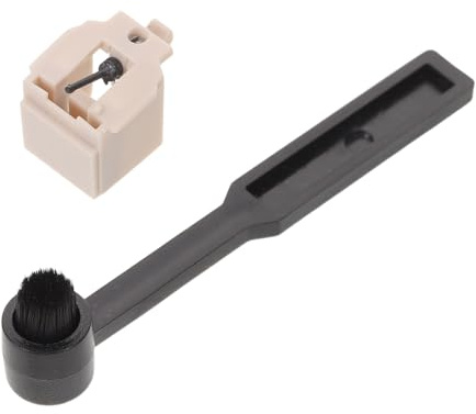 NIYANGLE Record Player Cleaning Kit Stylus Cleaner Velvet Brush for Vinyl Record Players for Home Music Parties Includes Dust Brush and Cartridge Stylus Cleaner