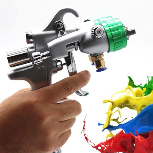 Pulverizador neumático, pistola de pulverización de alimentación a presión con boquilla de 1,3 mm, ideal para uso industrial, consumo de aire de 8 a 12 cfm