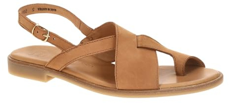 Paul Green Damer – sandaler 6216-009 i brunt råläder, BRUN, 39 EU