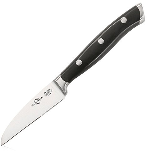 Küchenprofi Gemüsemesser PRIMUS-KP2410062808/grau | Officemesser, ergonomischer Griff, spülmaschinenfest, Gemüse, Obst, Kräuter, gehärteter Klingenstahl, Profi-Qualität