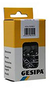 REMACHE FIJACION GESIPA ESTANDAR MINIPACK ALUMINIO ALUMINIO 4X10MM M6300456 50 PZ