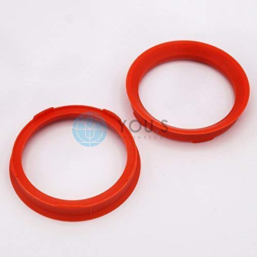 2 x ZENTRIERRINGE DISTANZRING für ALUFELGEN FZ74 67,0-57,1 mm CMS, DBV, Proline Wheels, Schmidt Revolution
