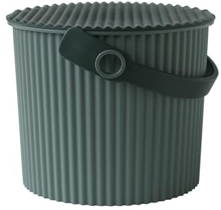 Hachiman Omnioutil - Cubo multifunción (4 L), color verde
