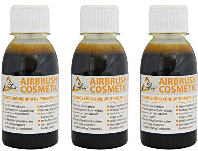 SPRAY TAN AIRBRUSH självbrunare lotion vardera. 100 ml sparpack (bättre än många solbränningsmedel självbrun självtanning-kräm spray lotion self tan mousse självbrunningsgel självbrun mjölk)
