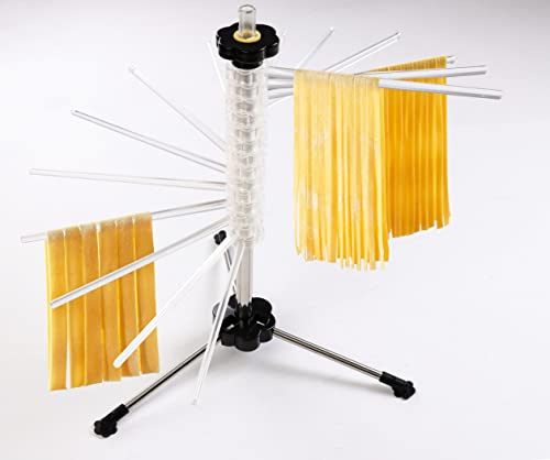 AMOS Collapsible Pasta Drying Rack Stand up to 2.5kgs Kitchen Homemade Noodles, Spaghetti Dryer