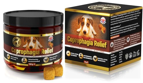 GastroBalance koprostop Hund – 60 weichen kausnacks koprophagie Hund um den Hund Davon abzuhalten KOT zu fressen (Hühnergeschmack)