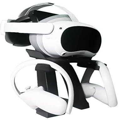 para Pico 4 Soporte para Auriculares de Gafas VR, Soporte de Exhibición de Tienda Todo en Uno (Blanco)