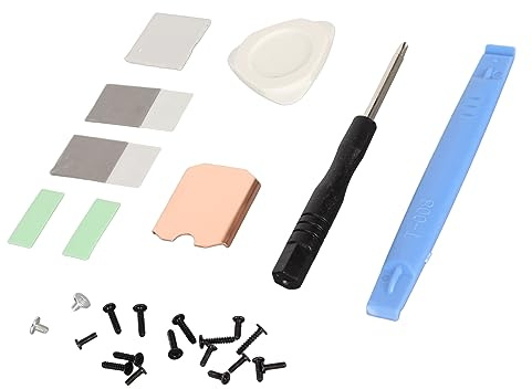 Bewinner Steam Deck SSD Heatsink Thermal Pad, M.2 2230 NVME SSD Copper Heat Sink Cooling Thermal Pastes Back Cover Opening Tools, Replacements Screwdriver Repair Kit for Stream Deck SSD