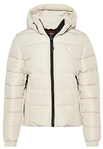 Superdry Damen Spirit Sports Steppjacke mit Kapuze Pelikan 44