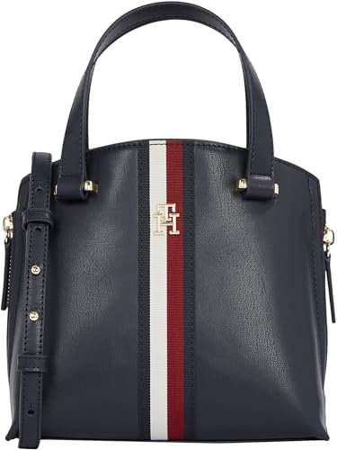 Tommy Hilfiger Damen Tote Bag Tasche Modern Mini mit Fächern, Blau (Space Blue), Einheitsgröße