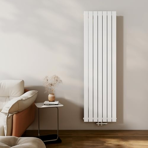 EMKE Radiateur Compact, 1800 x 540 mm, 1107 W, Blanc,Simple Panneau