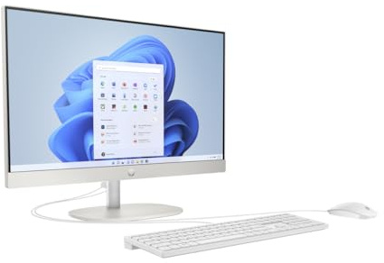 HP All-in-One PC 27-cr0107ng [68,5cm (27) FHD-Display, Intel i3-1315U, 8GB RAM, 512GB SSD, Intel UHD-Grafik, DOS]
