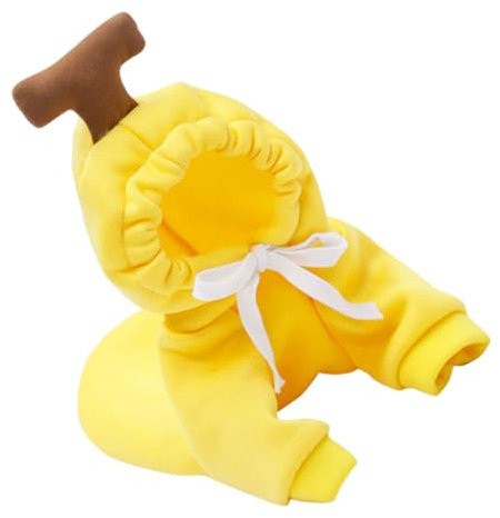Toddmomy Stylische Hundehülle Für Herbst Warmes Und Bequemes Hundekostüm Bananendesign Für Kleine Und Mittelgroße Hunde Für Alltag Und Besondere Anlässe