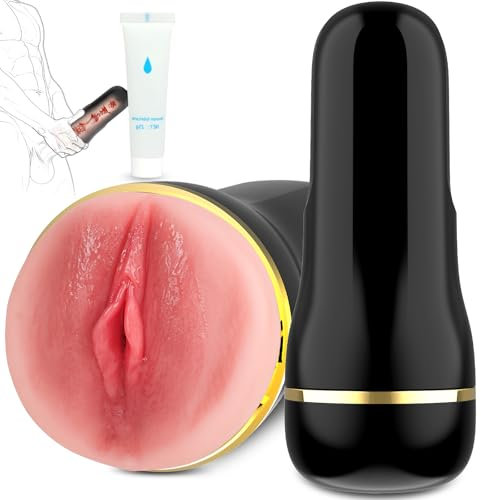 Realistische Masturbator Taschenmuschi，Realistisch Groß Masturbieren für Männer，Erotik Sex Spielzeug für die Männer，Masturbator Cup mit 3D Vagina Klitoris，Pocket Pussy Blowjob Penis Sex Toys