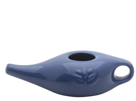 Neti Pot - Olla Neti | Enjuague Nasal | Lavado Nasal | Pot De Limpieza De Nariz | Taza De Limpieza Nasien | Jarrita Para Lavado Nariz Para Enjuague Nasien Ara Hombres Y Mujeres