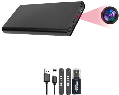 HD1080P Kein Wi-Fi Heim überwachungskamera, sichere Kamera mit Aufnahmefunktion, Arbeitsdauer von 55 Stunden, mit Nachtsicht- und Bewegungserkennungsfunktion.