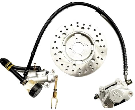 LSSOZMD [Piezas de Motocicleta] Freno de pie, Pinza Trasera hidráulica, Conjunto de Freno de Disco, 250CC, 200CC, ATV, Quad