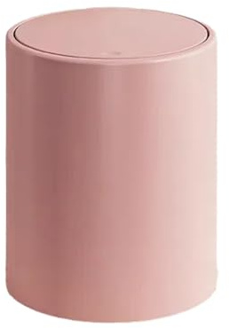 Mülleimer Papierkorb Büro & Zuhause,Moderner Kindermülleimer Klein,Für Büro, Mülleimer Kinderzimmer & Küche (Rosa, 8.46 x7.68x9.65inch)
