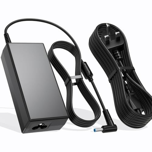 bokilino 65W Laptop Charger, Compatible with HP Laptop, for HP Stream 11 13 14, Pavilion 11 13, Chromebook 11 14, Spectre X360 X2 11 13, ProBook 430. 45W/65W Smart Blue Tip Power Adapter(4.5mm * 3mm)