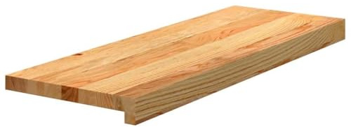 YunCangg 16 peldaños para escaleras, color marrón claro, 70 x 25 x 2 cm, madera maciza de roble para escaleras de madera, escaleras interiores, escaleras de caracol, con protección antideslizante