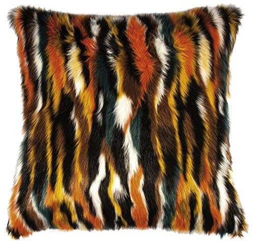 pad Kissehülle Colorado mit buntem Fell 45x45 cm