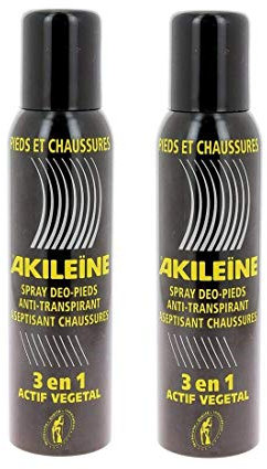 Akileïne Fuß- und Schuhspray, 150 ml, 2 Stück