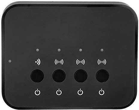 Splitter Bluetooth 1 entrée 3 sorties, adaptateur audio stéréo sans fil filaire 3,5 mm, compatible avec les téléphones mobiles, tablettes, ordinateurs portables, pour écouter de la musique, regarder d