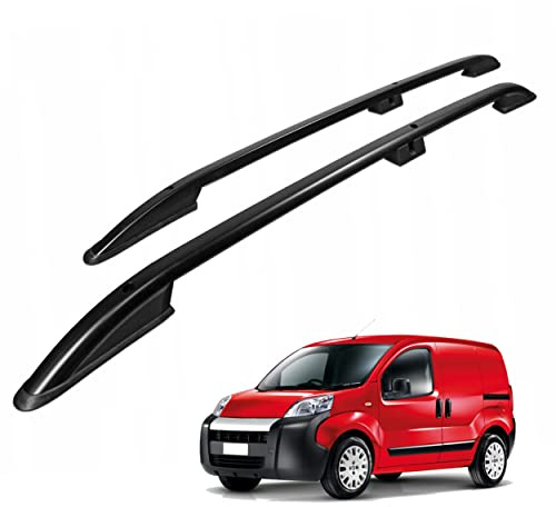 CHROMEMASTER | Baca de techo | Compatible con FIAT FIORINO 2007- | Para fijar las barras de techo, cajas de techo o portabicicletas | Construcción robusta de aluminio