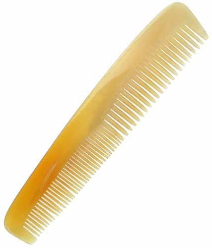 znatoo Kamm aus echtem Horn (16,5 cm lang, hell)