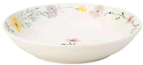 English Tableware Company Porcelain Pressed Flowers Bowl, 20.5 cm x 20.5 cm Size