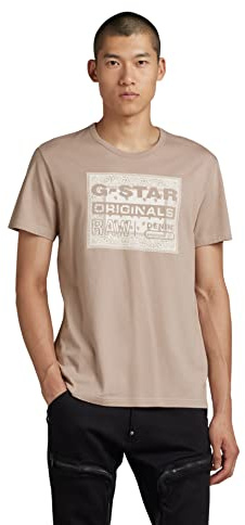G-Star RAW Herren Bandana T-Shirt, Purpur (dumic D23158-336-5788), S
