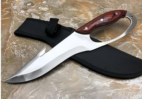 FARDEER Knife K917 Couteau à Outils de Camping en Plein air,Couteau de Survie Tranchant avec étui Full Tang Couteau de Ceinture