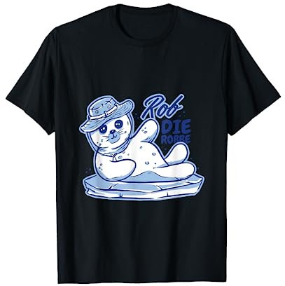 Seal Fisher Embroidered Beanie Cozy Hat for Fishing T-Shirt