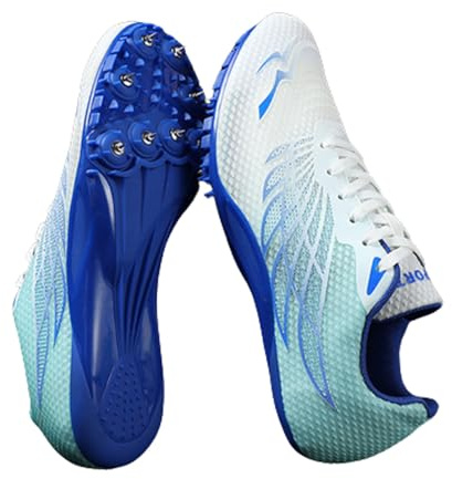 Leichtathletik Spikes Schuhe Test Kinder Herren Damen,Track Spike Running Sprintschuhe 8 Nägel Unisex-Leichtathletikschuhe,rutschfeste Atmungsaktive Jugendsportschuhe mit Spikes und Sprint,35-45 EU