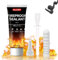Allony 120ml Colla Alte Temperature, Sigillante Alte Temperature, Silicone Nero Alte Temperature per Auto, Caminetti, Stufe, Forni, Elettrodomestici, ecc