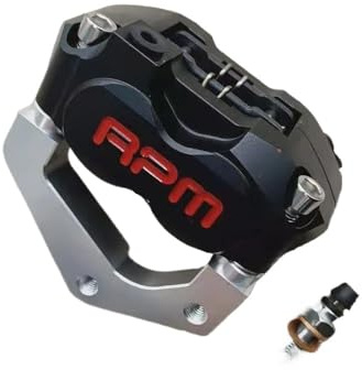 Pinza freno universale RPM adatta for pompa freno moto Yamaha Aerox Nitro RSZ JOG BWS Zuma 50 rr pastiglie freno(BLACK)