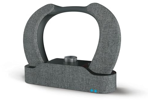 LEICKE Edgar Duo TV-Lautsprecher - Tragbarer Kabelloser Nackenkopfhörer mit hörverstärker für Senioren Schwerhörige -Bluetooth 5.3, HDMI, Aux & Optik-Eingang Fernseher Sprachverstärker-Generation 1