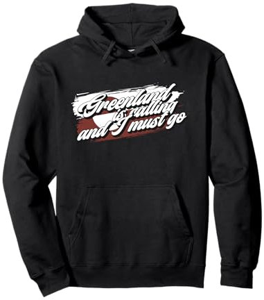 Grönland ruft und ich muss los - retro Grönland Pullover Hoodie