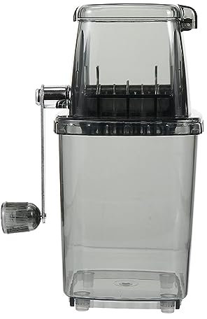Agwuoetr 2L Ice Crusher Shaver Tragbare Handkurbel-Eismaschine für zu Hause Ice Ice Chip Ice Manual A