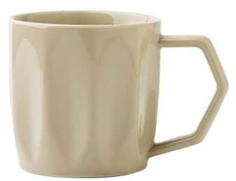 FAJNUZI2024 Tazze Tazza da caffè con Texture a Specchio, Due Colori, 1 Tazza in Ceramica, capacità 9,3 Once, for fidanzate o Coppie della Scuola Tazzine caffè(Bianco)