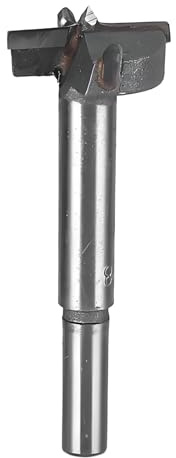 Forstner Drill Bit, Heavy-Duty Cemented Carbide Woodworking Hole Saw HSS Drill Bit for Bench Drill/Hand Drill/Solid Wood, Suitable forCork, Splint, Plywood, Particle Board,Plastic Plywood (28mm)