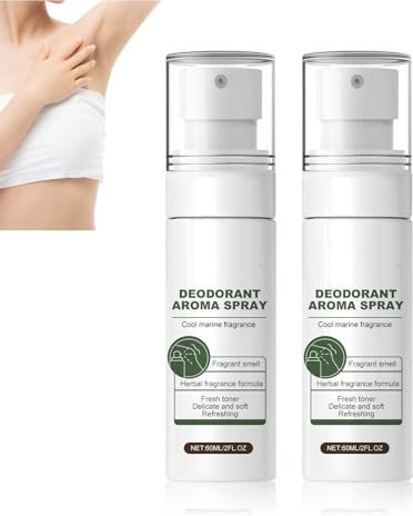 2PC Antitranspirant Spray I Deo Spray, Gegen Schwitzen im Gesicht I AntitranspirantDeo Gegen Starkes Schwitzen I Gegen SchwitzenSpray I Anti Schweiß Deo bei Hyperhidrose I Langzeitschutz