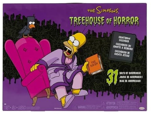Calendario de cuenta regresiva de Los Simpsons Treehouse of Horror